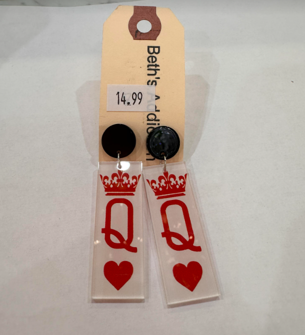 Queen of the Card's Earrings