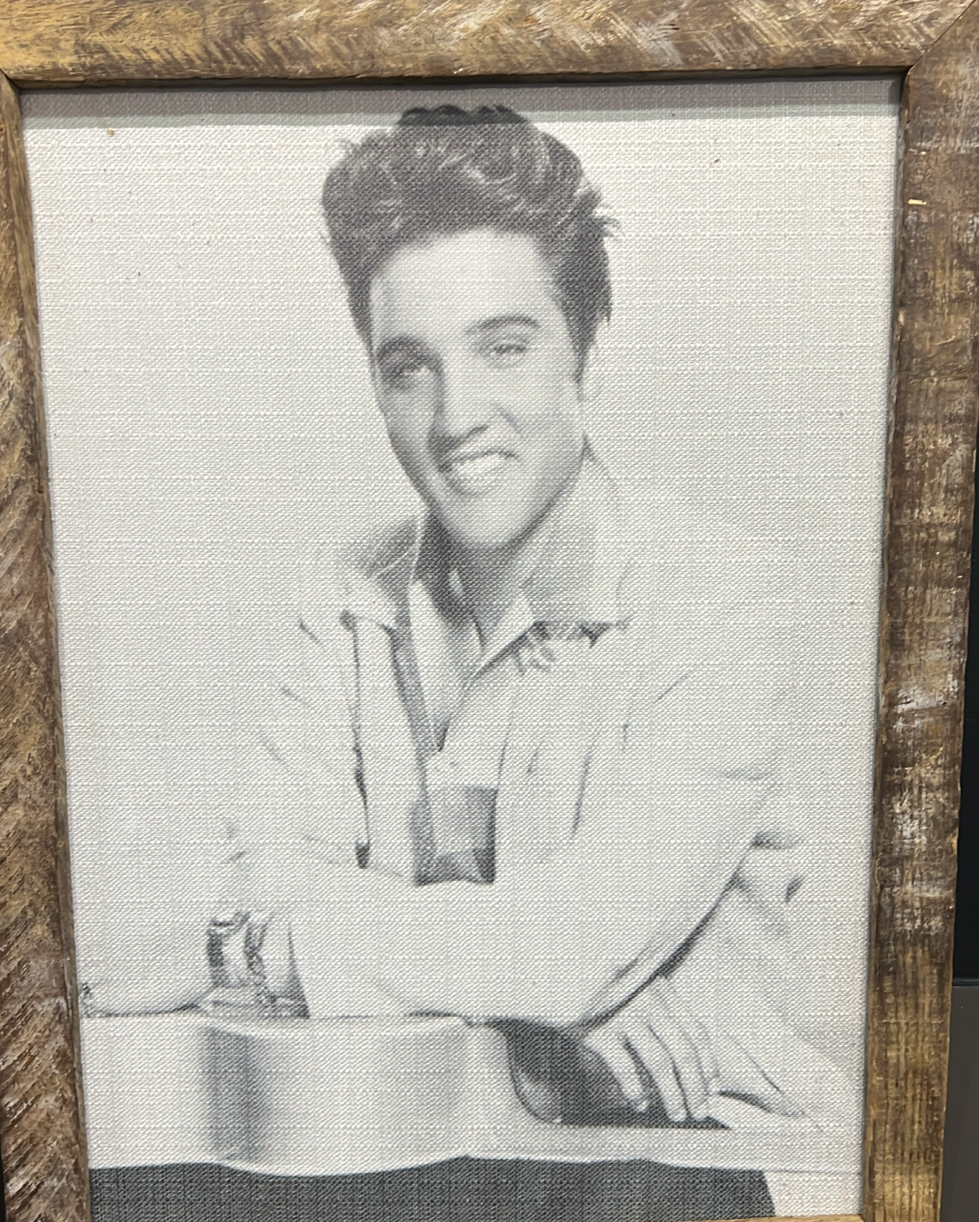 Elvis Framed Canvas