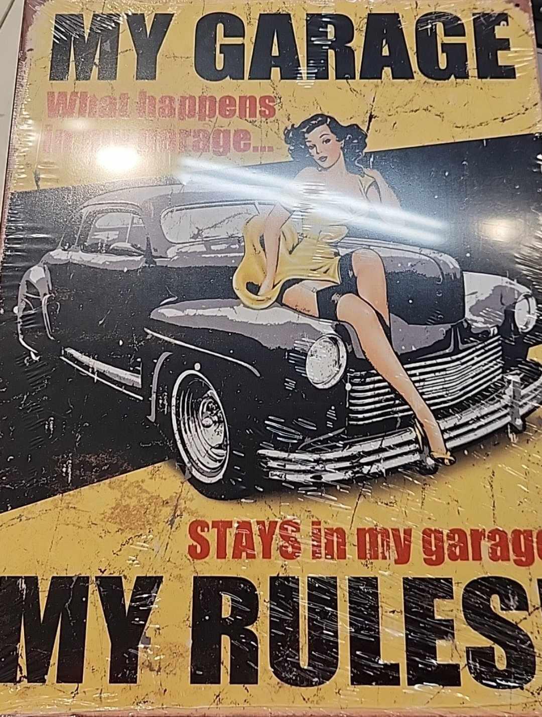 My Garage Tin Sign