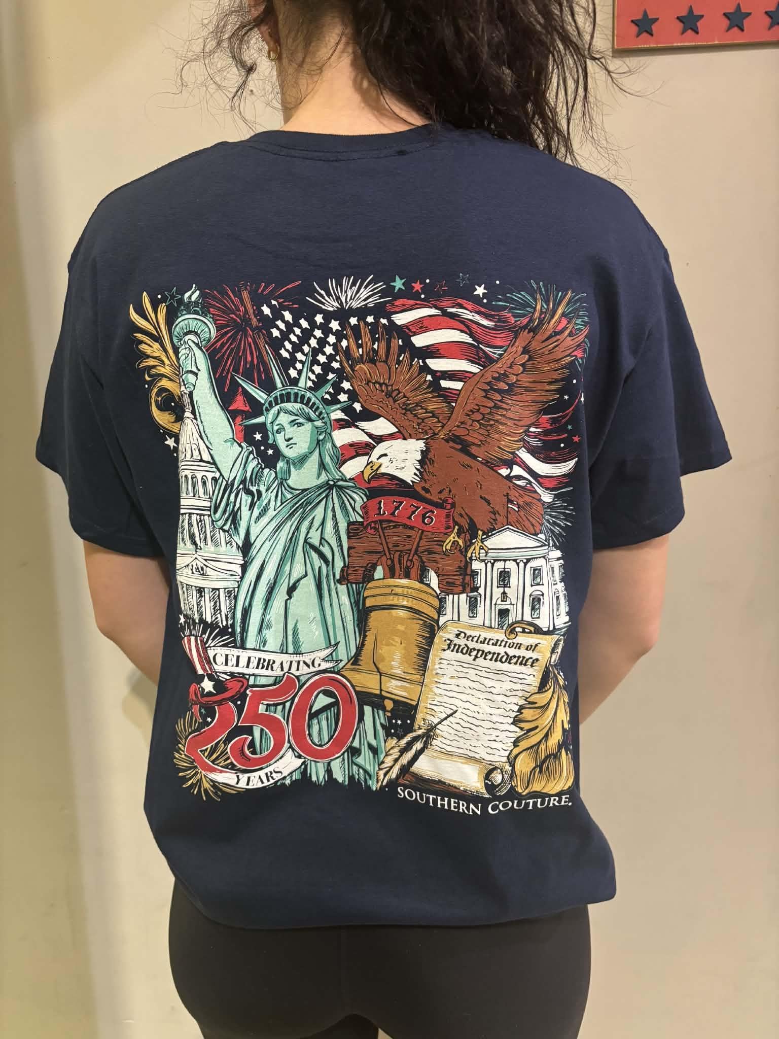 Classic Celebrating 250 Years - Navy Tee