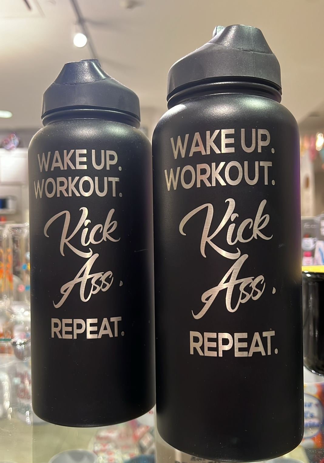 Wake Up Water Bottle