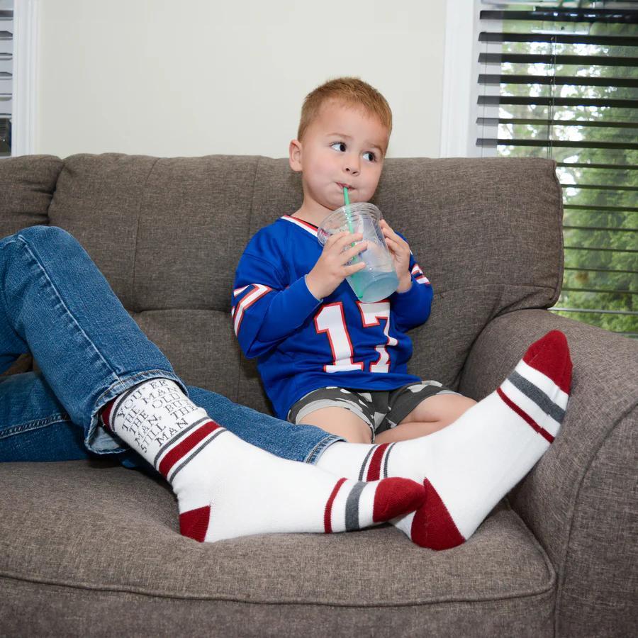 The Man M/L Unisex Crew Sock