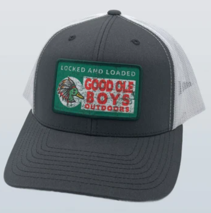 GOB Locked & Loaded Patch Charcoal/White