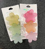 3 Piece Flower Clip Set