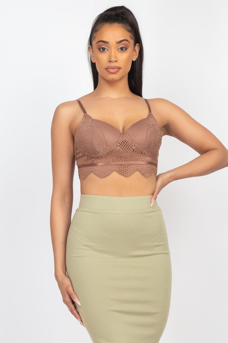 Mocha Lace Bralette