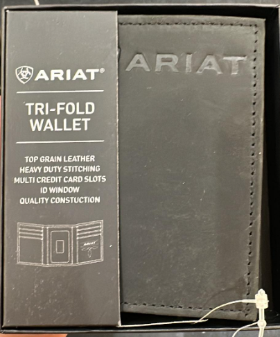 Ariat Black Leather Wallet