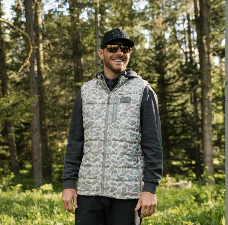 Puffer Vest - Classic Deer Camo