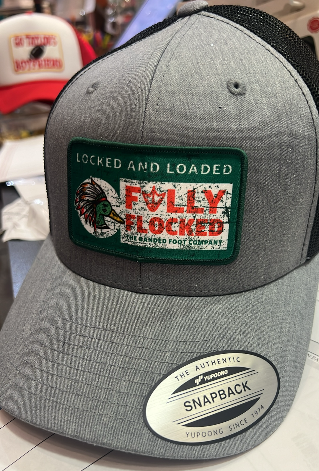 Fully Flocked Patch Hat