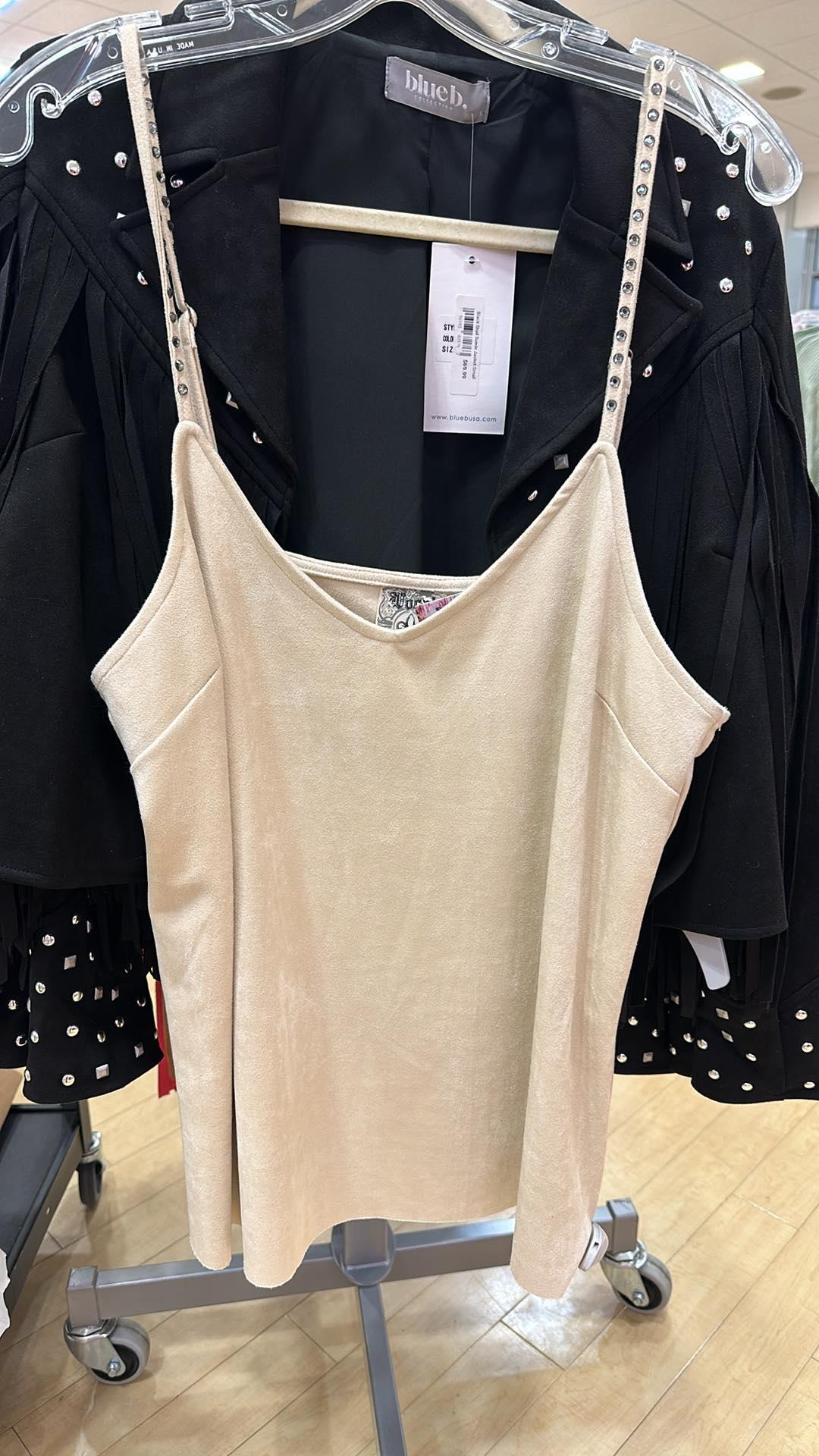 Stone Suede Cami