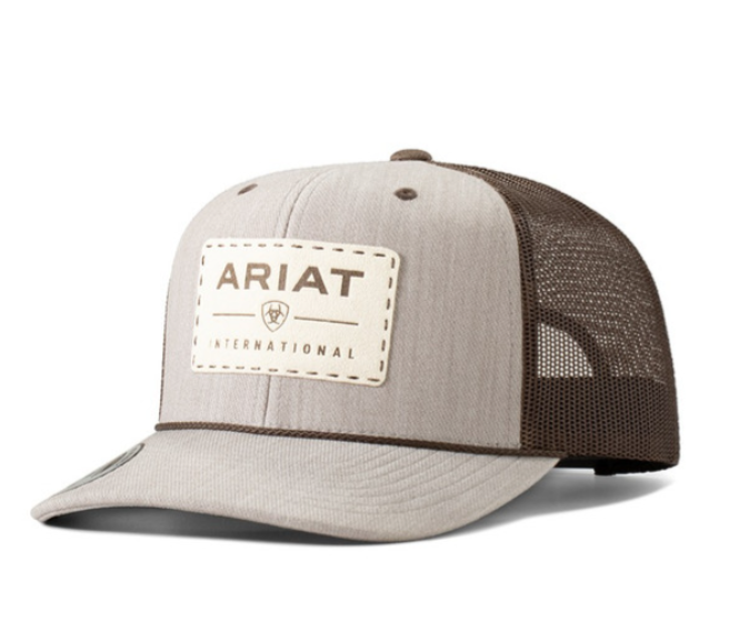 ARIAT SUEDE PATCH TAN - HATS CAP