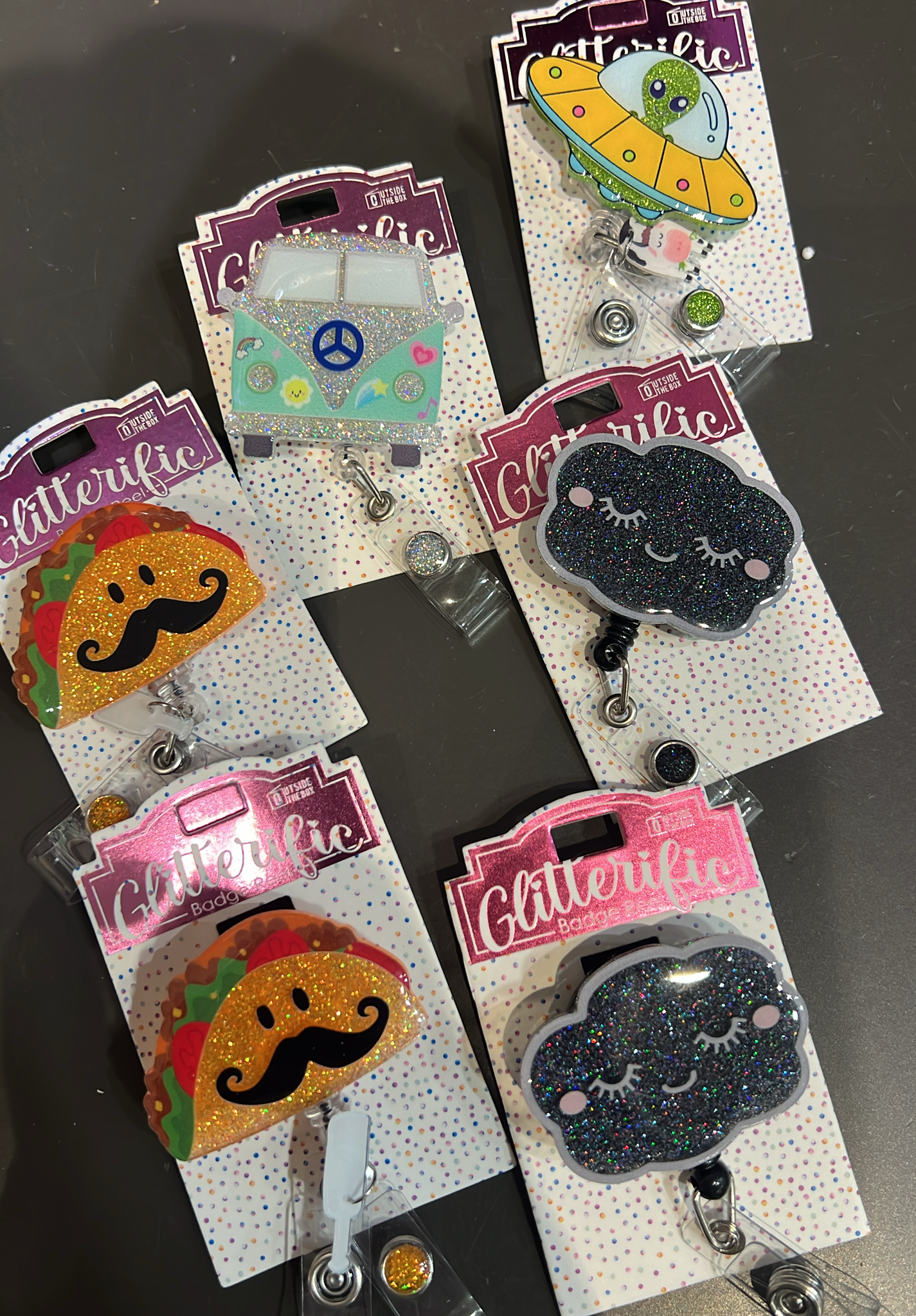 Glitterific Badge Reel