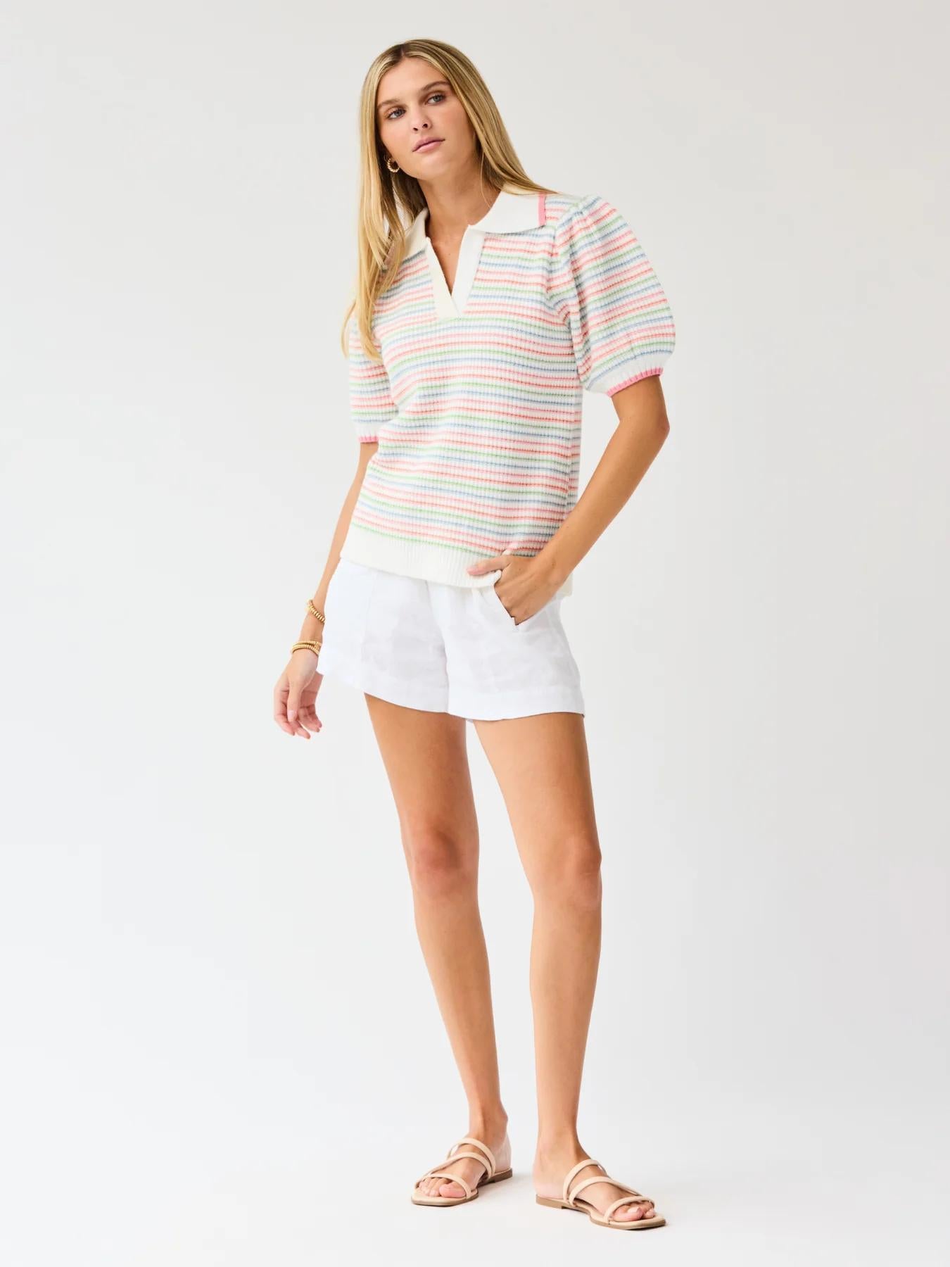 Emma Sweater | Ivory Multi