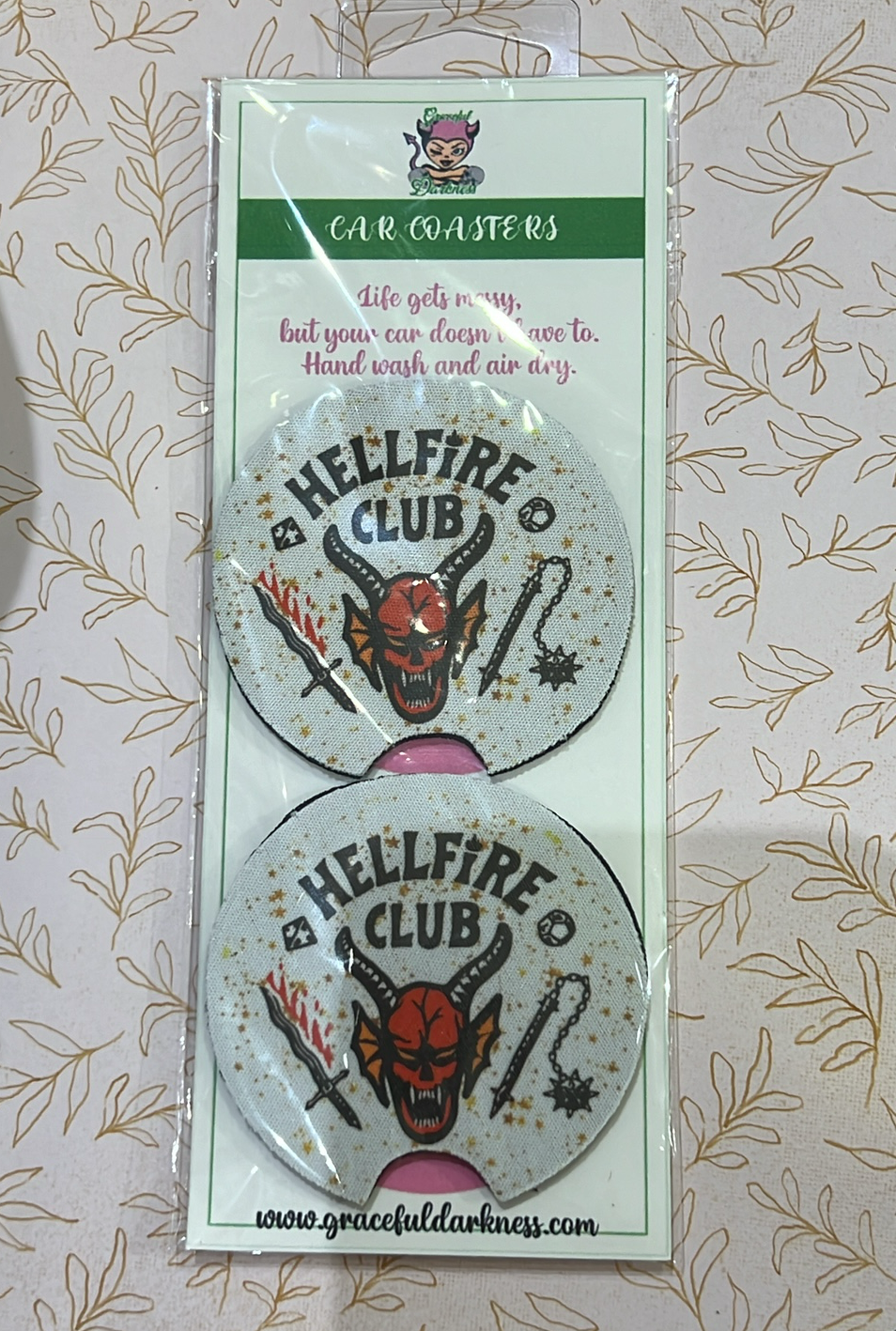 Hellfire Club Car Coaster Set