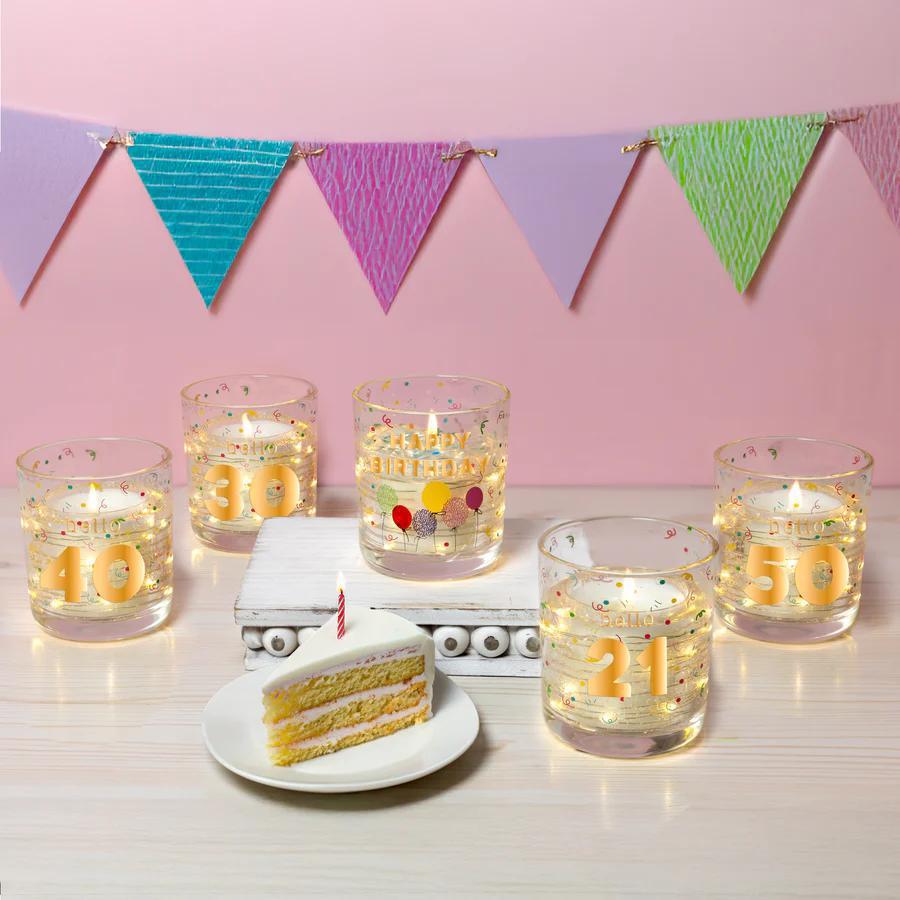 Hello Milestone Birthday 3.5oz Candle