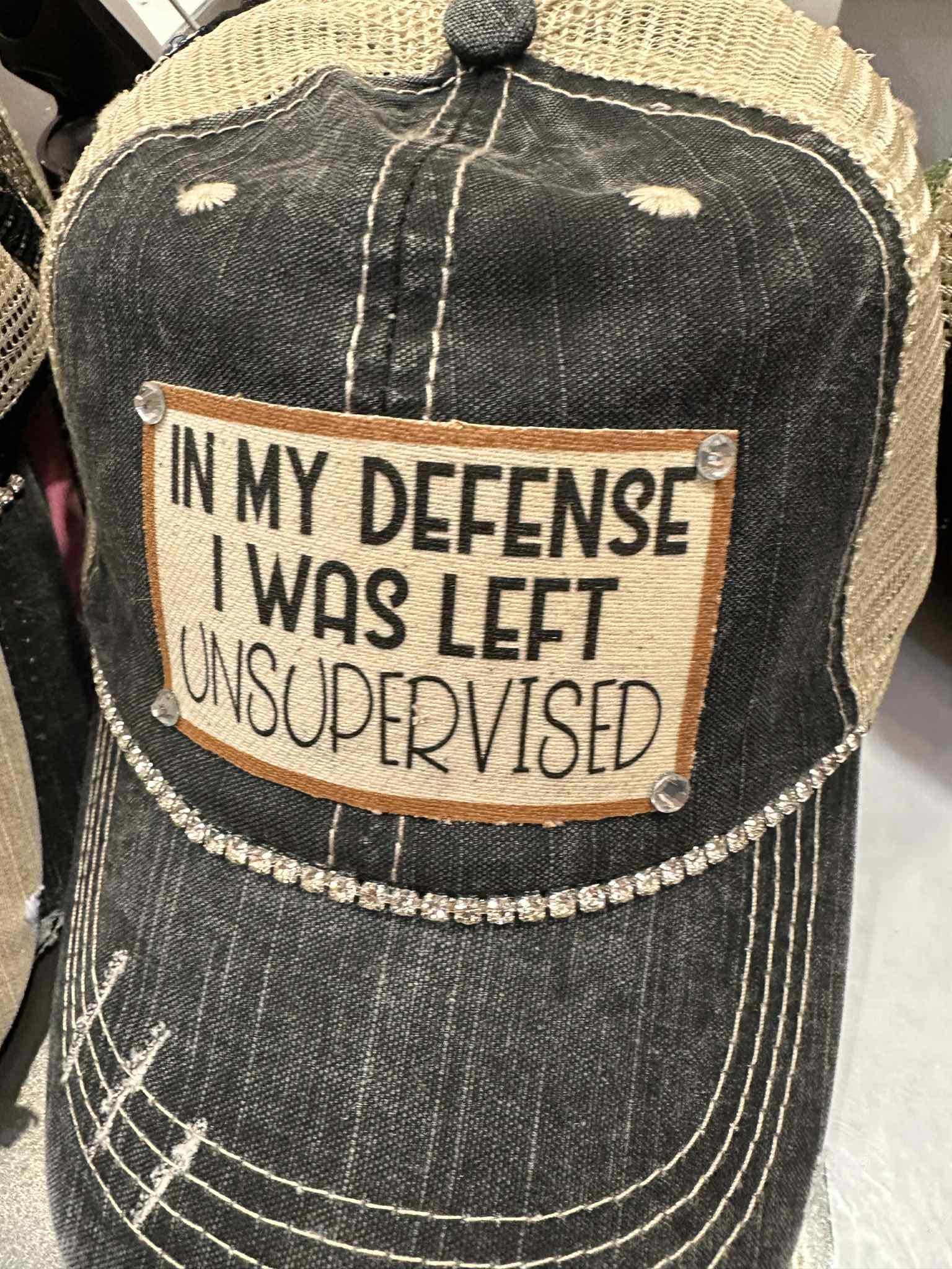 Left Unsupervised Bling Hat