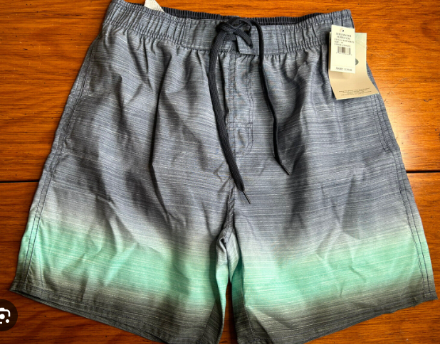 Navy Ombre Swim Shorts
