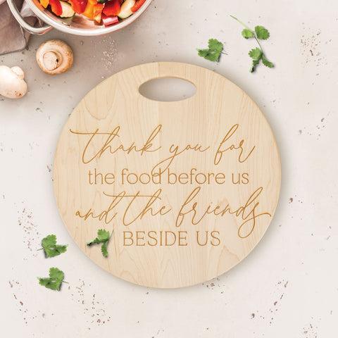 Thank You Maple Cutting Board