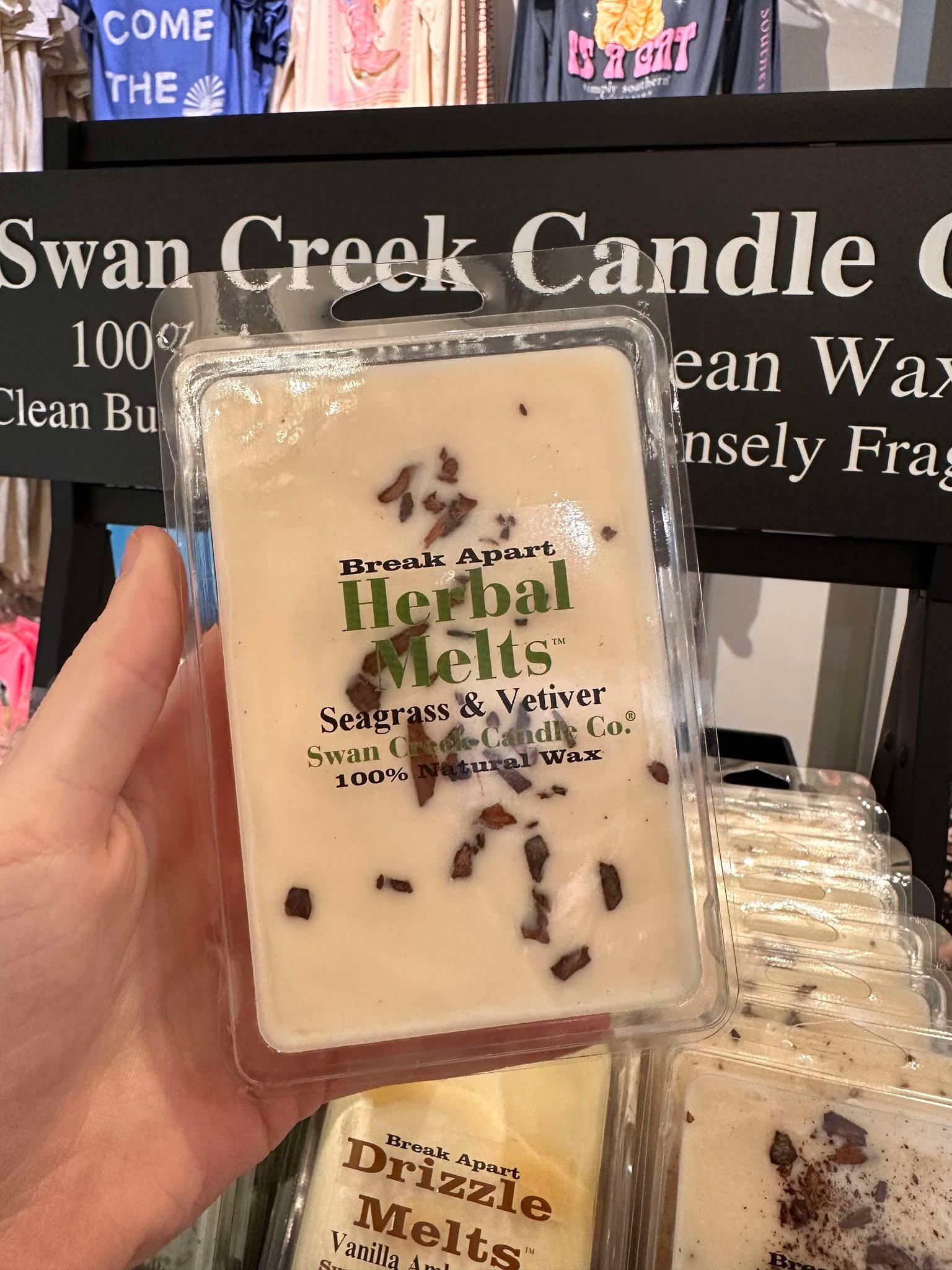 Swan Creek Herbal Melts - Seagrass & Vetiver