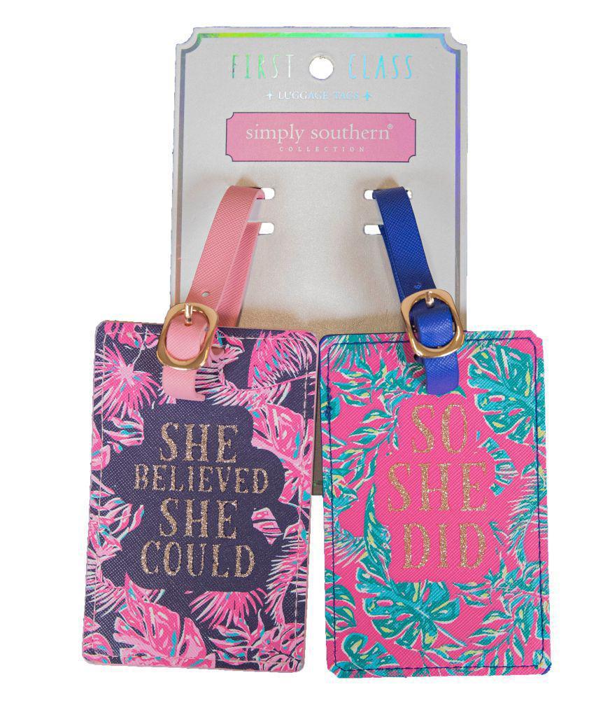 First Class Luggage Tag