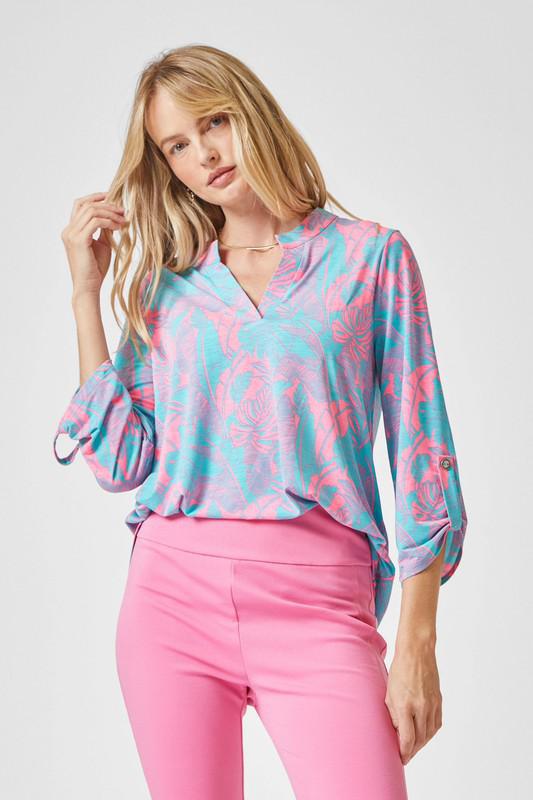 Pink Turquoise Top