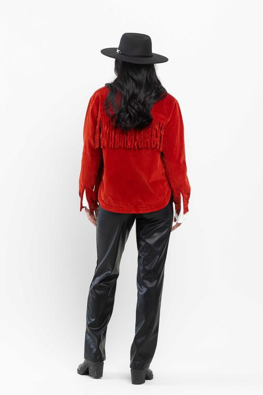 Judy Blue Black Leather Straight Pants