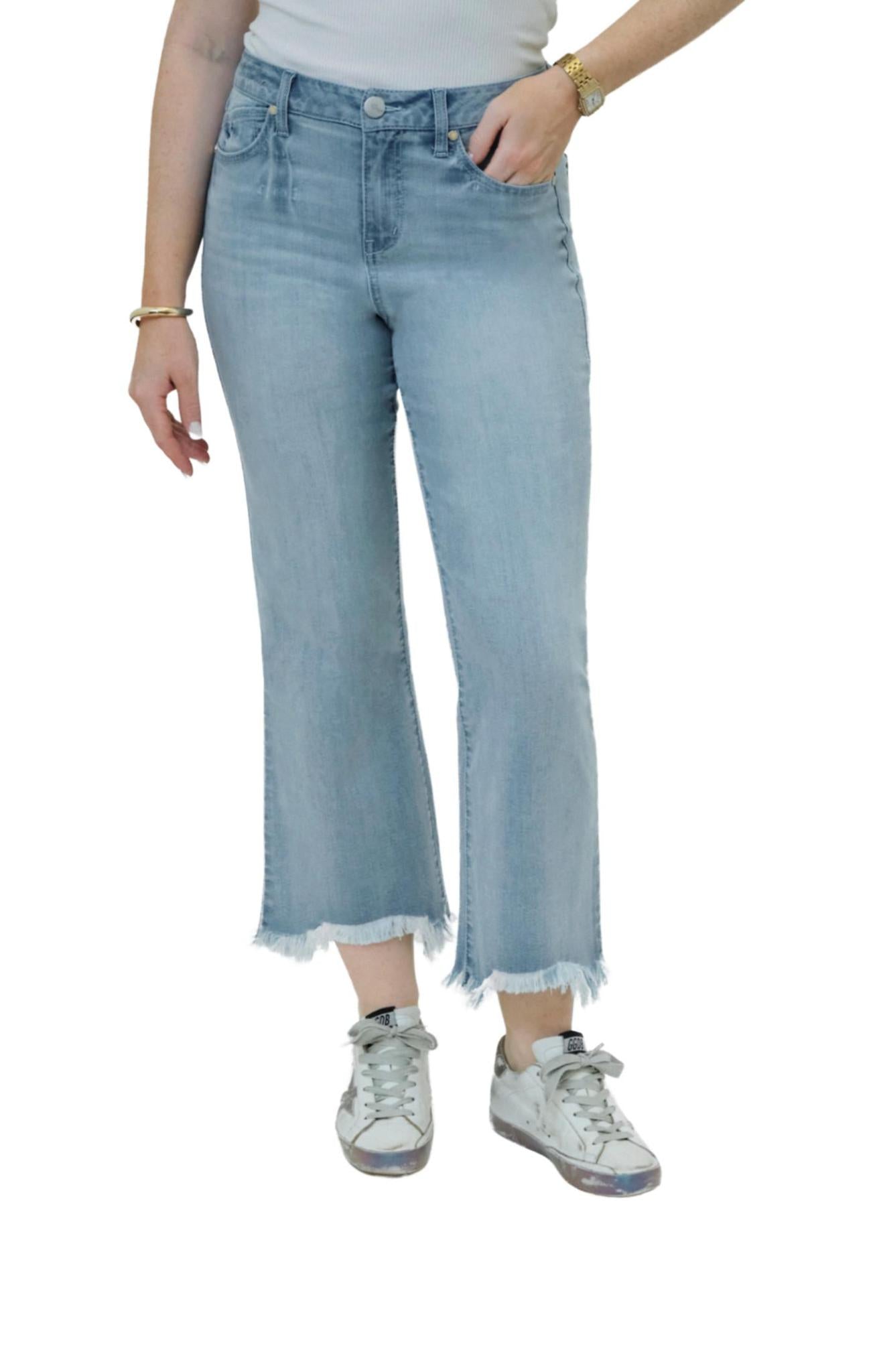 HR Demi Bootcut Sharkbite Hem Jeans