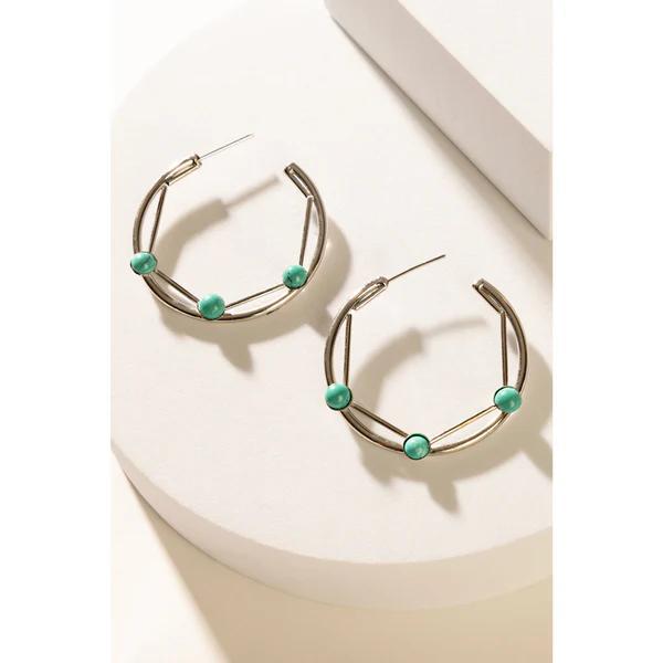 Dream Strands Earrings In Blue
