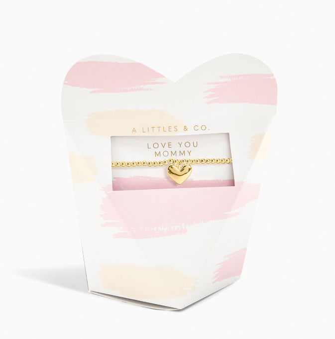 Mother's Day From The Heart Gift Box 'Love You Mommy' Bracelet