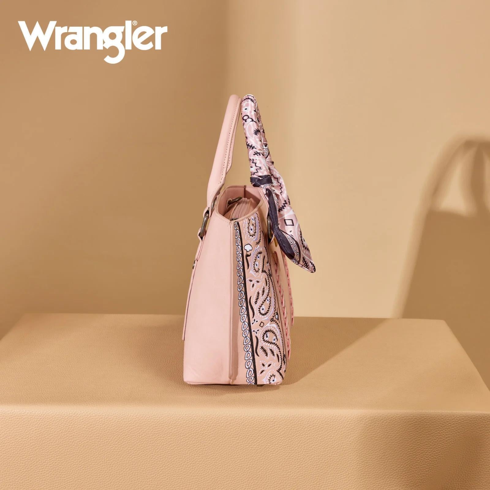 Wrangler Bandana Paisley Print Tote/Crossbody