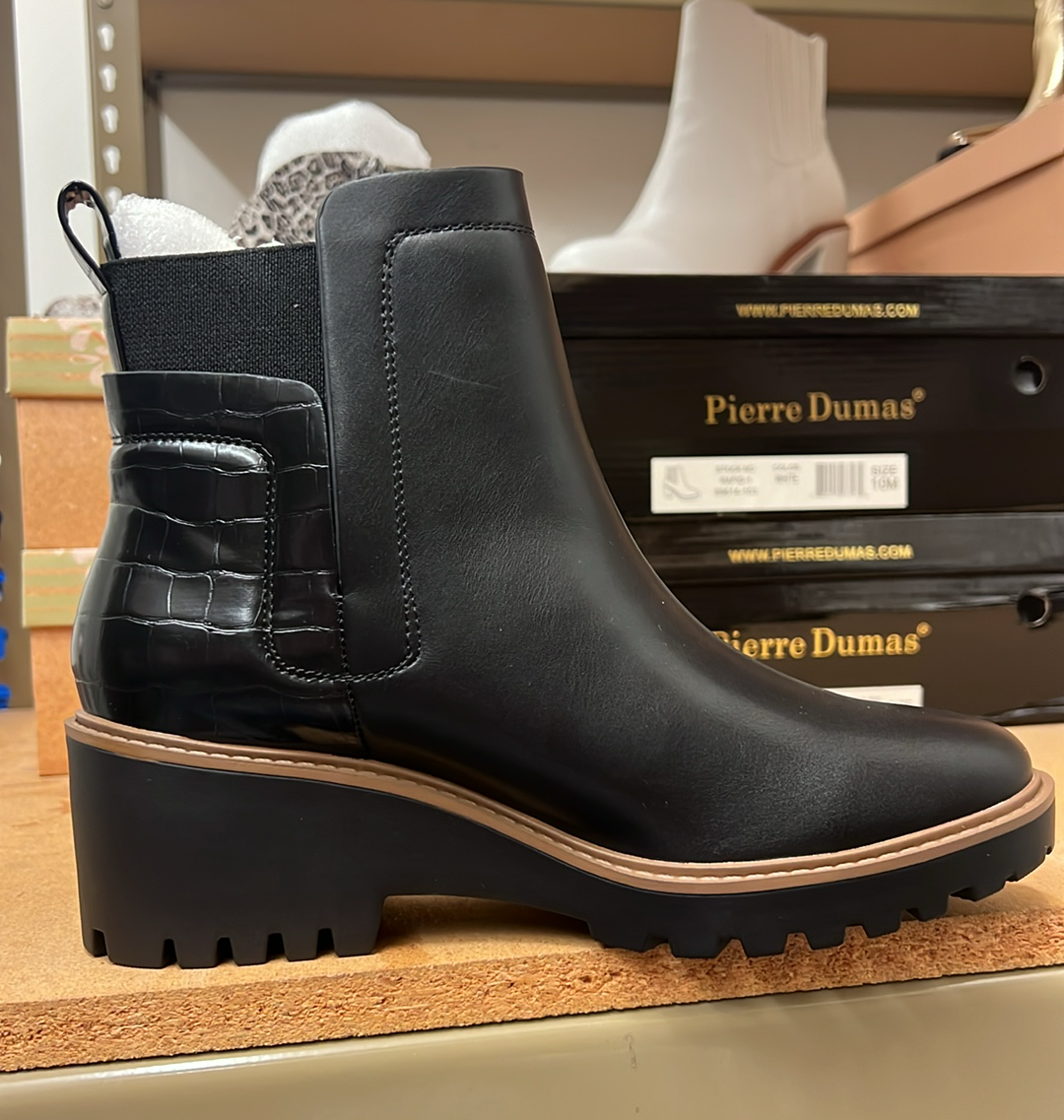 Black Croc Boots