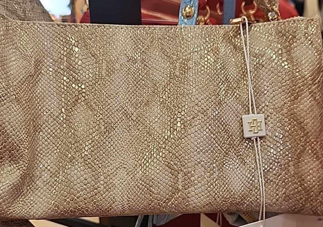 Liz Metallic Snake Crossbody