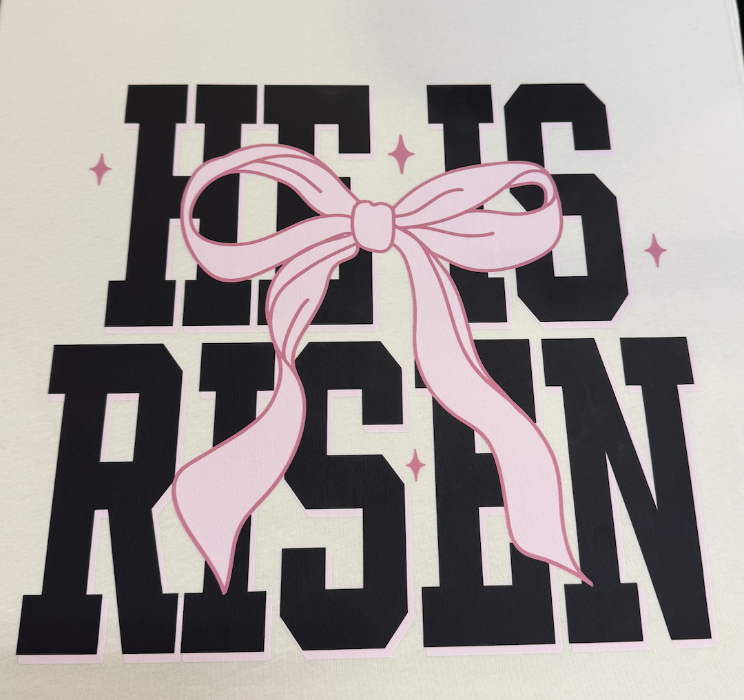 Risen Pink Bow