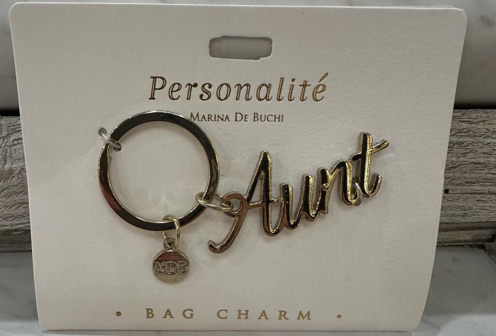 Aunt Bag Charm Keyring