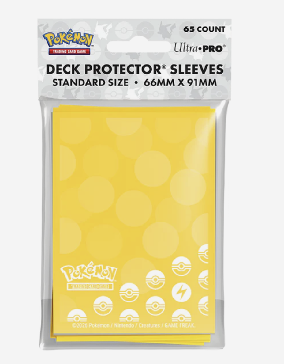 Pokemon - 65-Pack Deck Protector: Energy - Lightening Type - Ultra Pro Card Sleeves Copy Copy