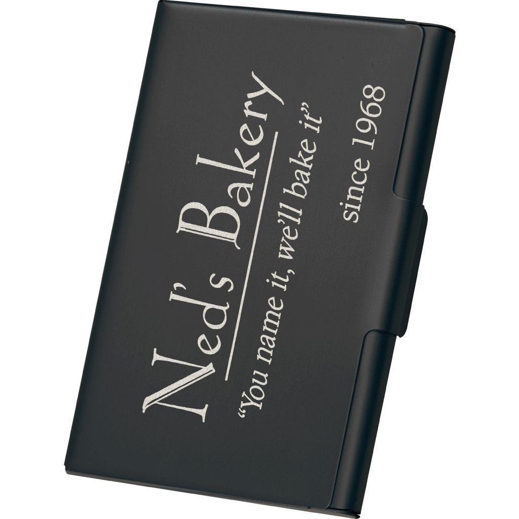 Black Business Card Holder