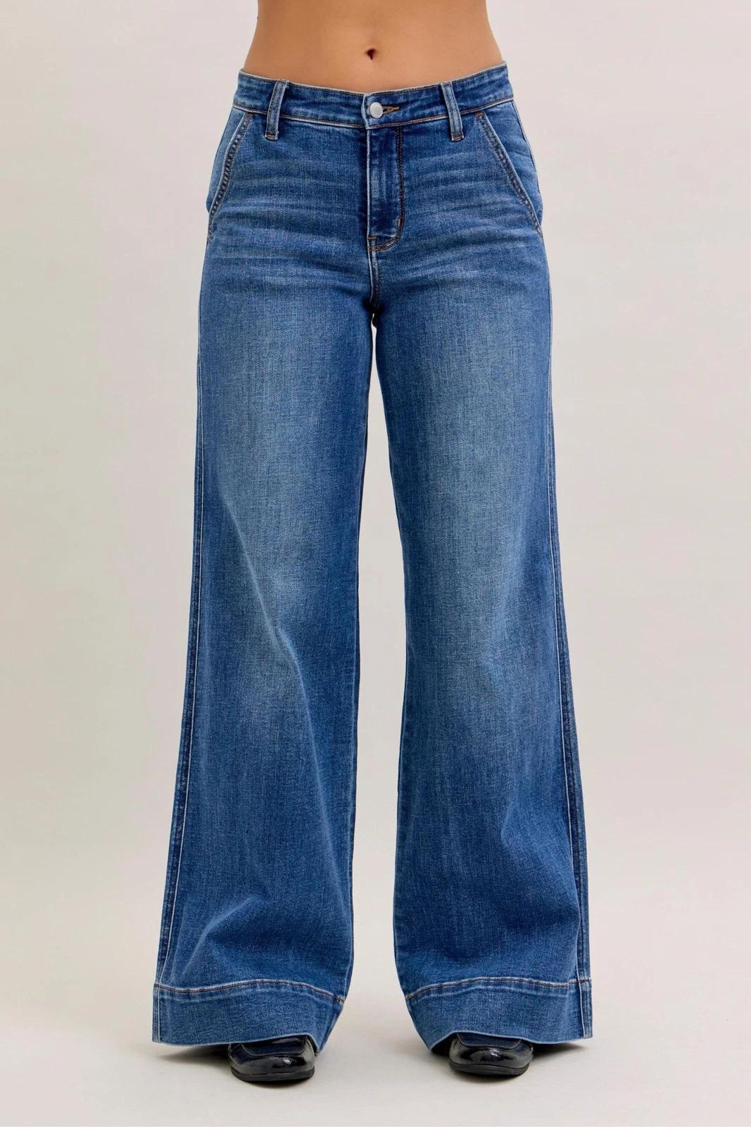 Judy Blue MR Trouser Retro Wide