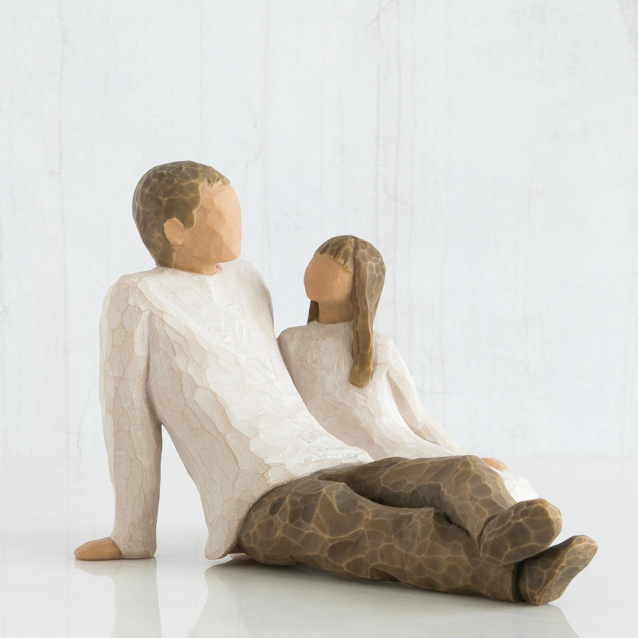 Willow Tree Father & Daughter Figure
