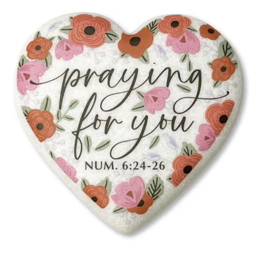 Praying For You Heart Stone