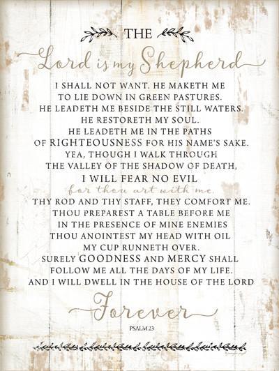 Psalm 23 Picture - 12x18