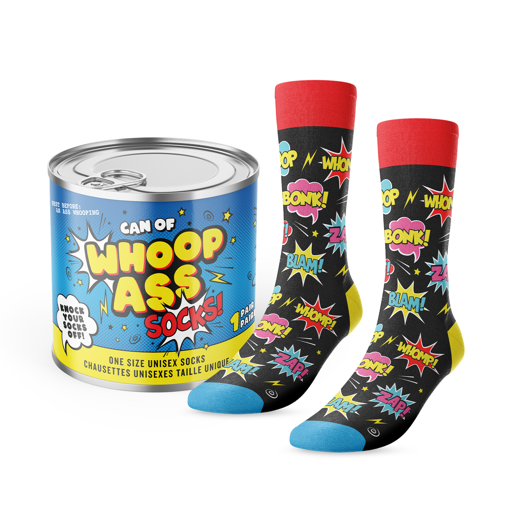 Big Ol' Can Of Whoop Ass Socks