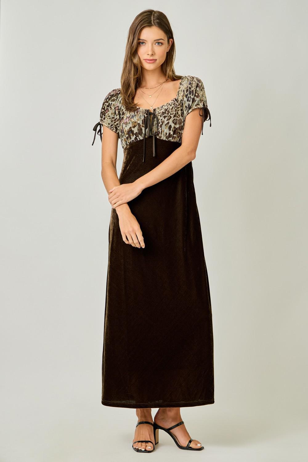 Velvet Long Maxi Dress