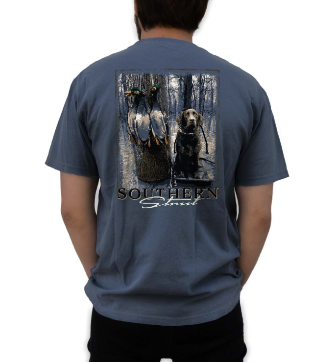 MARSH DOG WITH DUCKS Tee