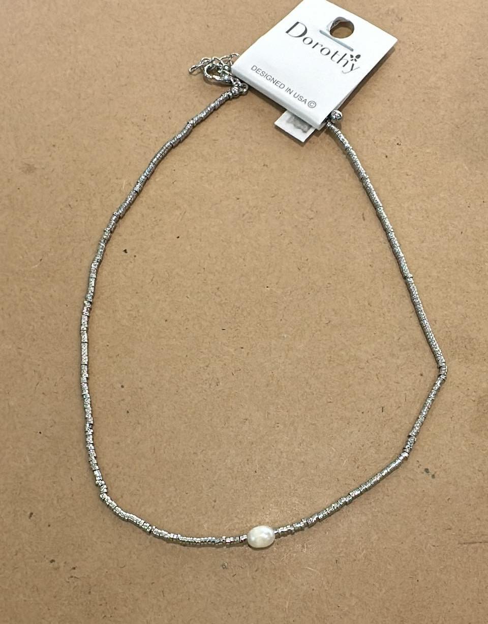 Bead Pearl Choker