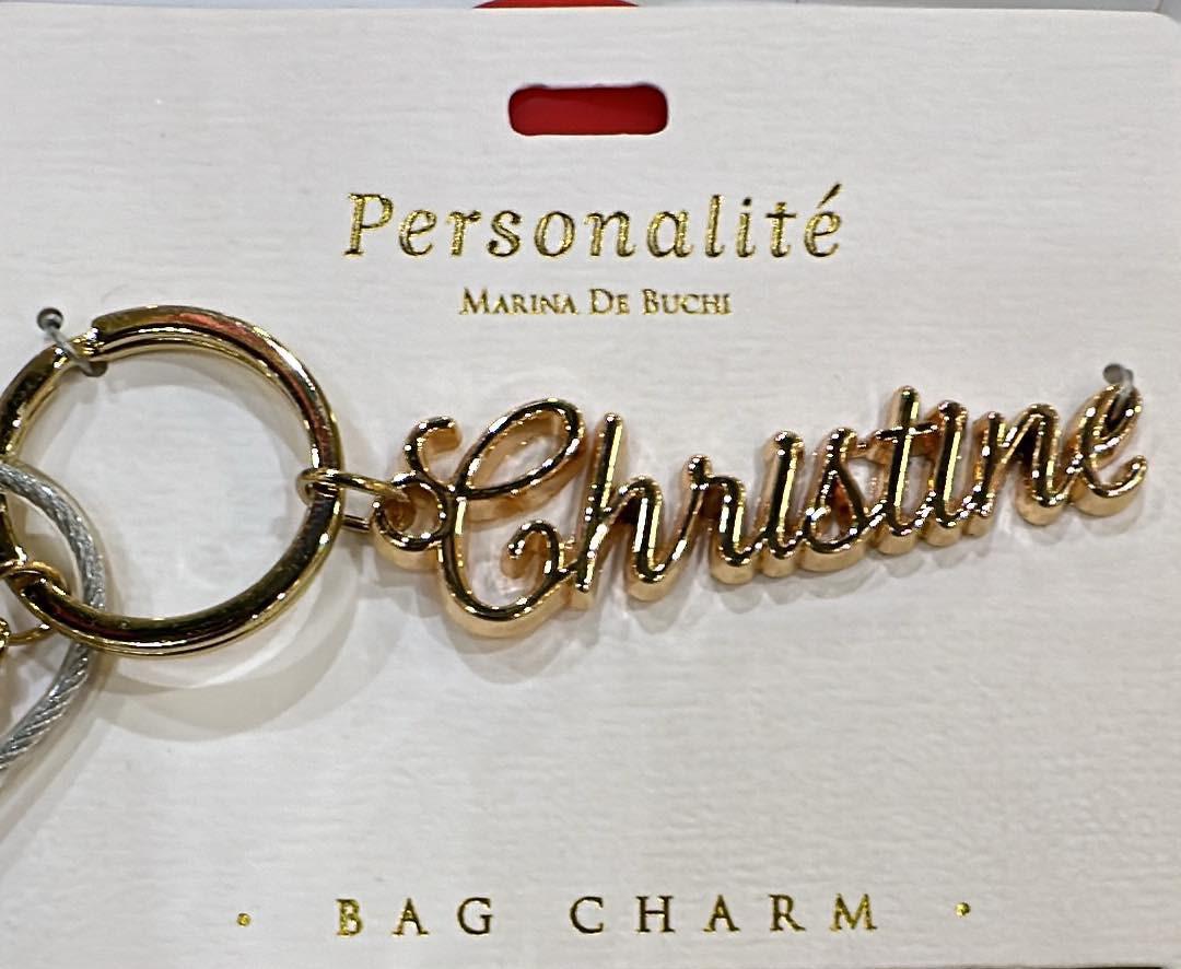 Christine Bag Charm Keyring