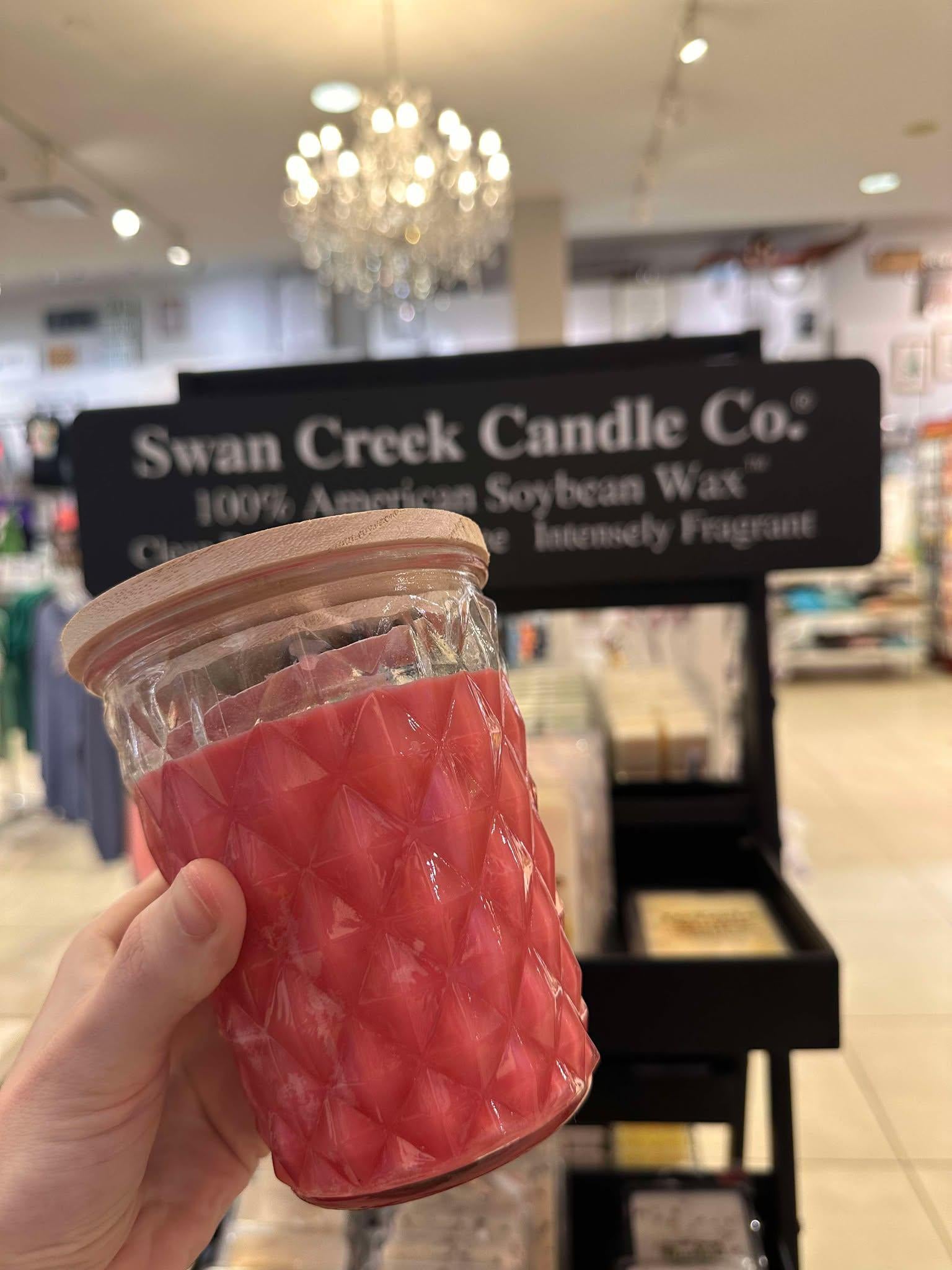 Swan Creek FRESH STRAWBERRY Timeless Jar Candle