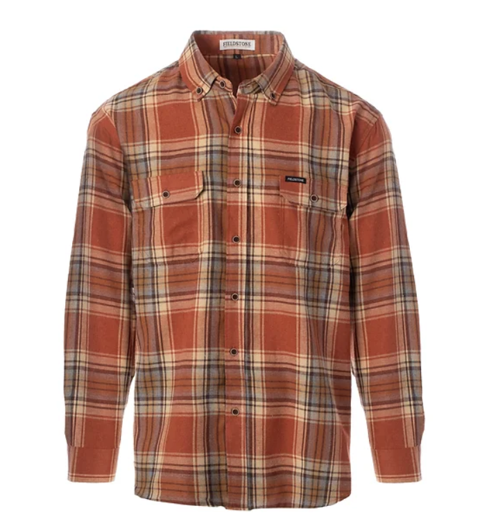 Craftsman Flannel Shirt Rust