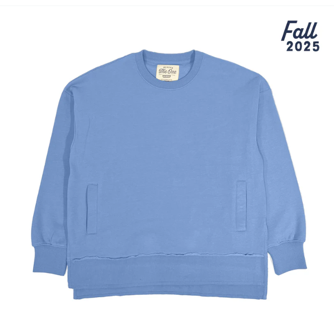 The One on Repeat Sweatshirt Cool Blue
