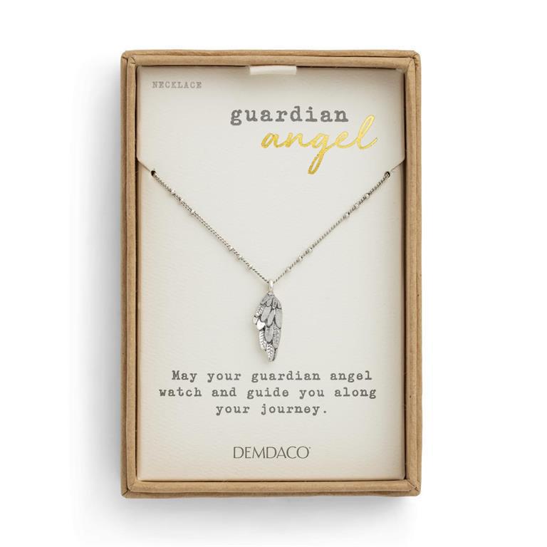 Guardian Angel Wing Necklace - 18in