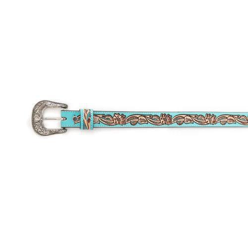 Jenson Hill Kid's Belt In Turquoise