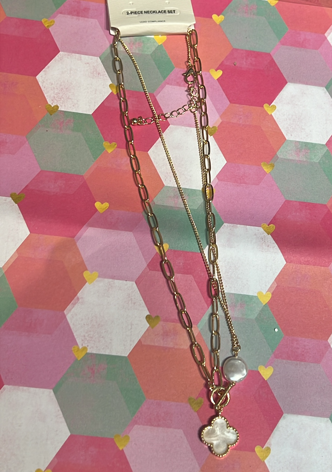 Pearl Clover Layer Necklace